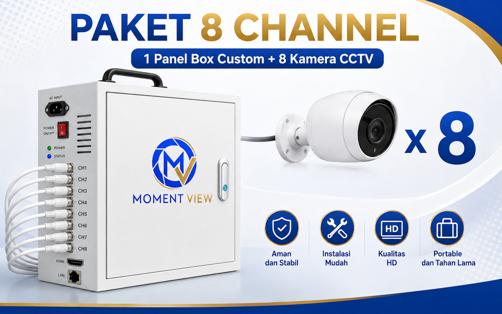 Paket 8 Channel Moment View