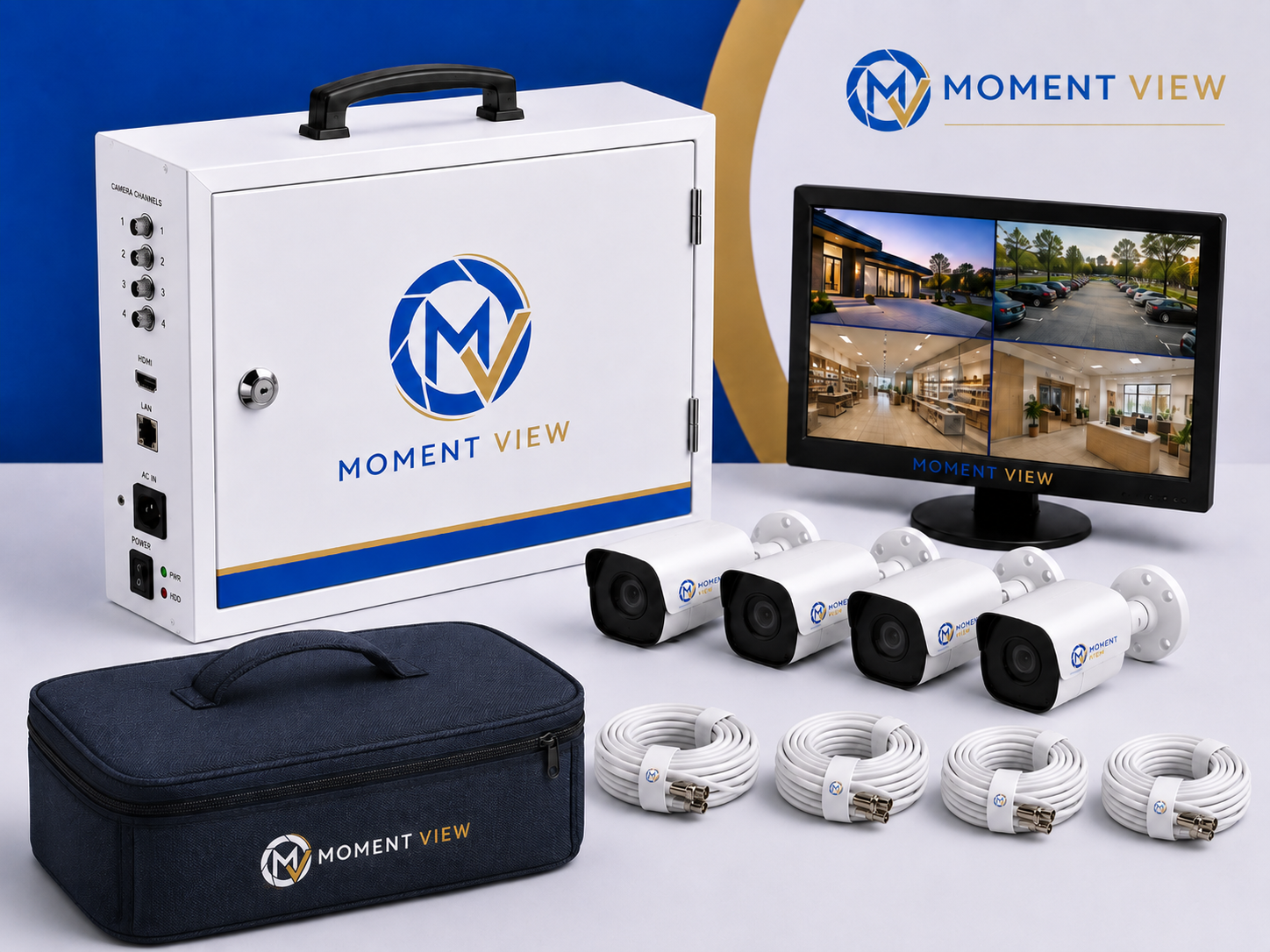 Panel box dan perlengkapan rental CCTV Moment View